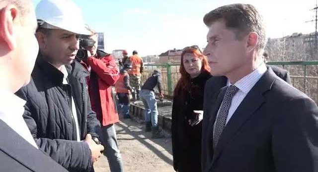 Чичеренский мост посетил врио губернатора края Олег Кожемяко