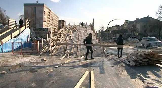 Большой горки на центральной площади больше не будет