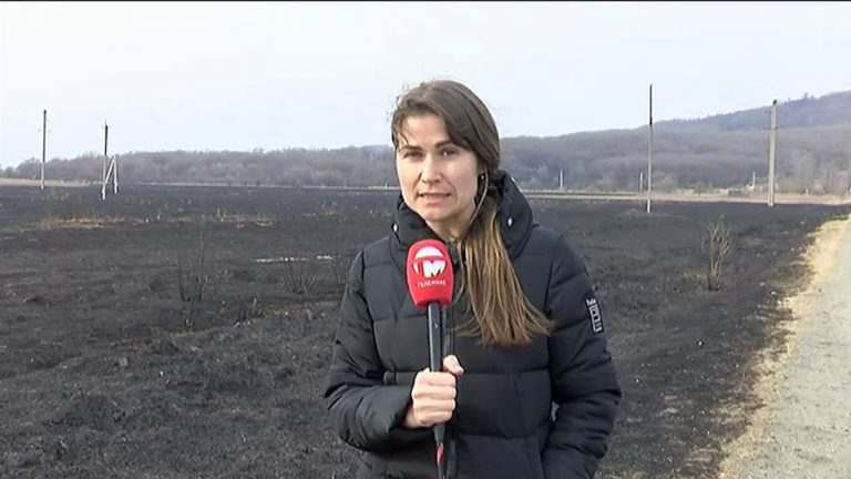 Села округа спасают от стихийных возгораний