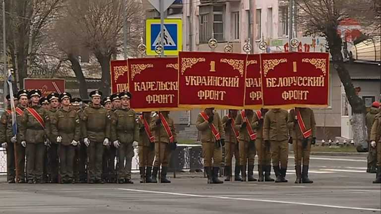 Первая репетиция парада к Дню Победы прошла в Уссурийске