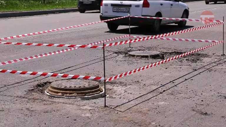 На улице Комсомольской идёт капитальный ремонт дороги