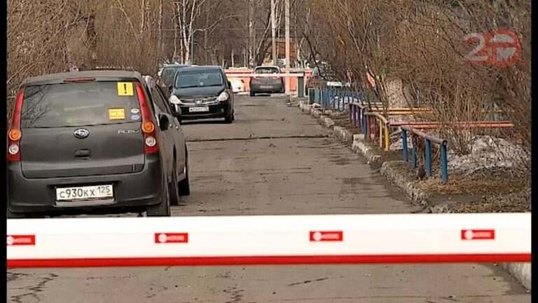 Шлагбаумы во дворах по Ленинградской становятся серьезной проблемой