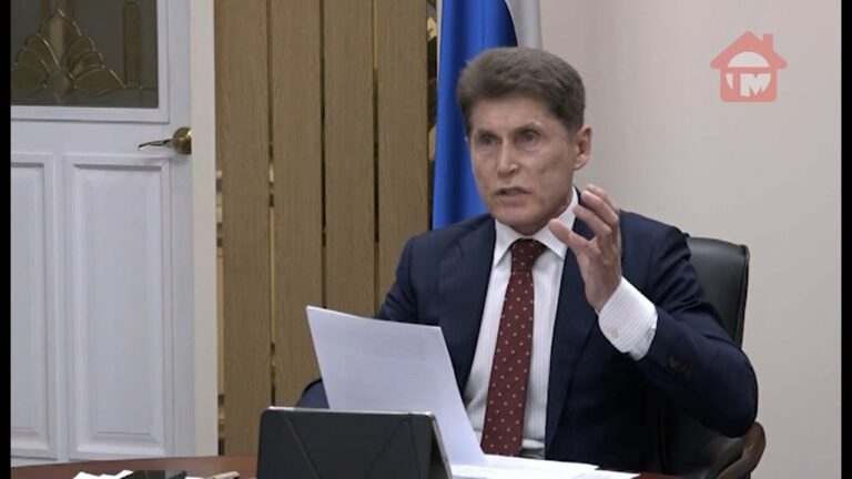 Губернатор Приморья провёл видеоконфенцию с президентом страны