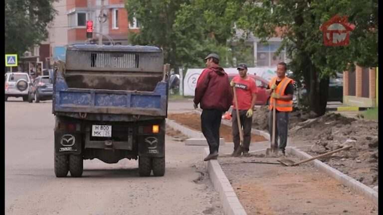 Новые тротуары начали обустраивать в Уссурийске