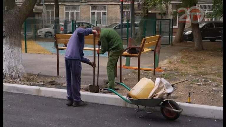 Благоустройство дворов в Уссурийске завершится до наступления холодов