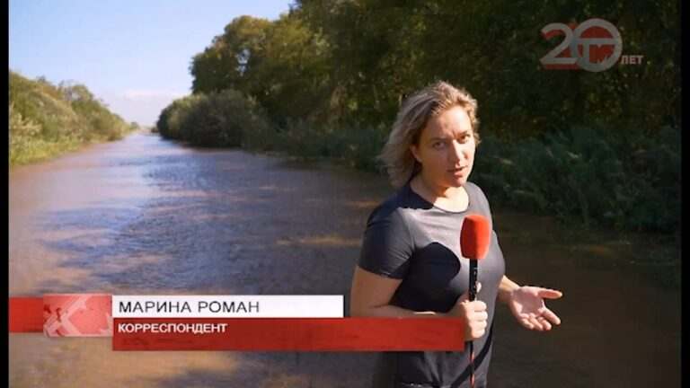 Участок дороги подтопило в районе Яконовки