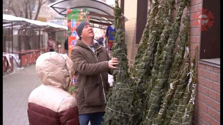 В районе старого центра заработала новогодняя ярмарка