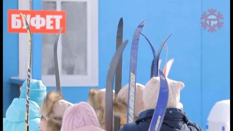Лыжную трассу открыли на базе детского лагеря «Надежда»