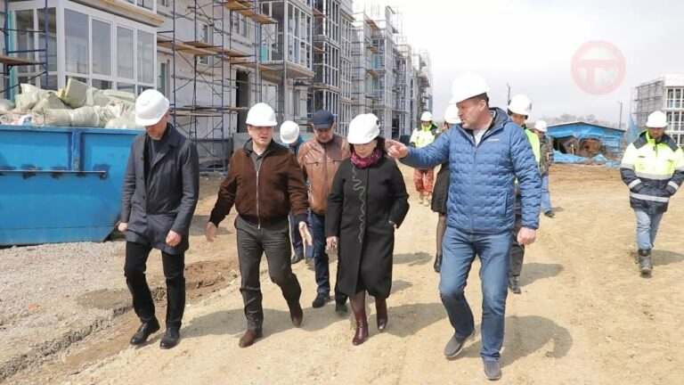 Строительство «Арендного жилья» в Уссурийске проверила председатель Правительства Приморья