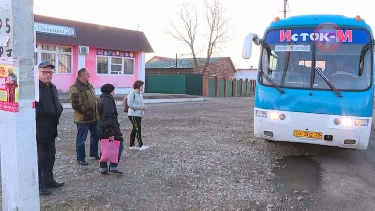 Утренний рейс. Добавился еще один пригородный маршрут из Борисовки до Уссурийска