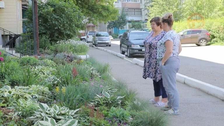 Уссурийцы продолжают удивлять своим умением украшать дворы