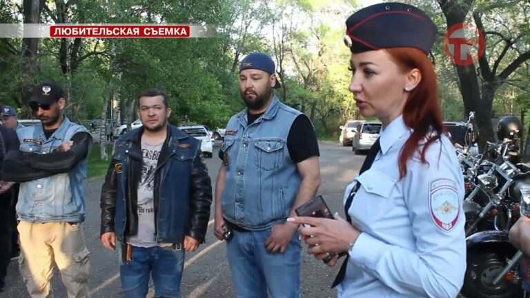 Сотрудники ГАИ ведут работу с байкерами Уссурийска