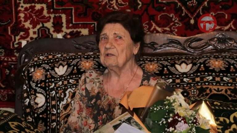 Свой юбилей отметила ветеран и труженик тыла Мария Сиденко