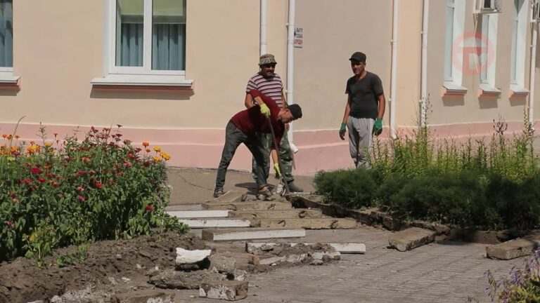 Новые тротуары в Уссурийске