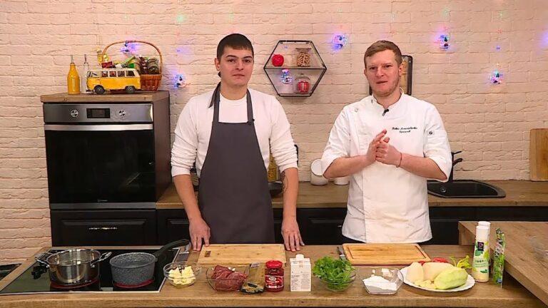 Есть после 6. Слово шефа. 17.01.22. Тёплый салат с баклажаном. Спагетти «БАЛАНЬЕЗЕ ПО-ДОМАШНЕМУ».