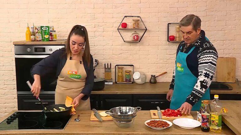 ЕСТЬ Today. 20.01.2022 Паста с курочкой-терияки и овощами