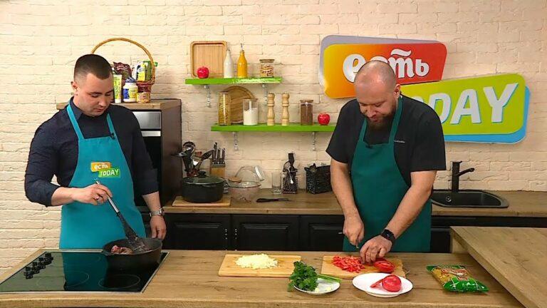 ЕСТЬ Today. 22.04.2022 Макароны с фаршем и помидорами