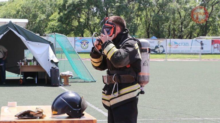 Лучшее звено газодымозащиты выбрали в Уссурийске