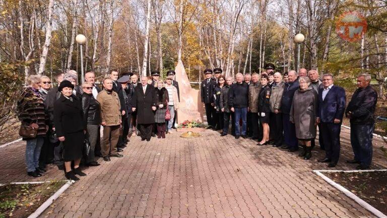 Аллею памяти открыли на территории учебного центра дальневосточного юридического института