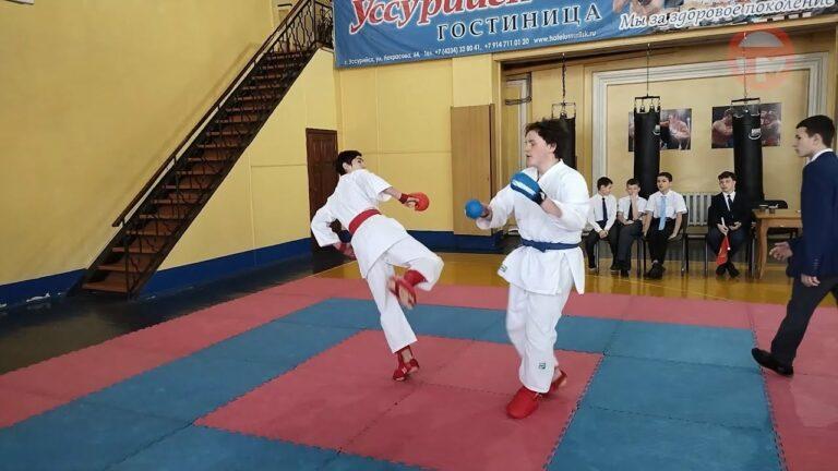 Первенство детско-юношеской спортивной школы по каратэ прошло в городе