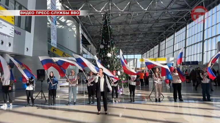 Концерт для военнослужащих Восточного военного округа прошел в аэропорту «Кневичи»