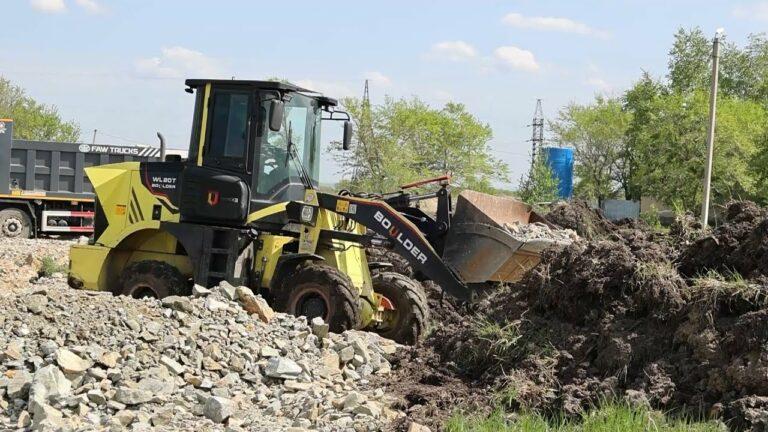 В городке Воздвиженском завершаются работы по обустройству системы водоотведения