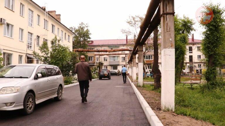 Ещё пять дворов Уссурийска отремонтировали по муниципальной программе