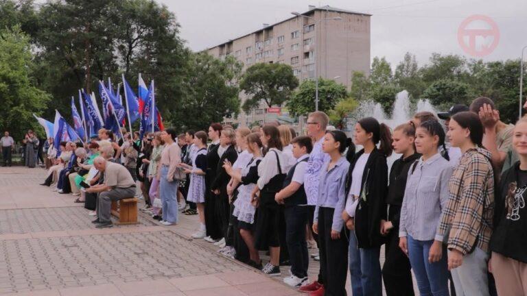 Митинг-концерт в честь дня ветеранов боевых действий прошел в Уссурийске