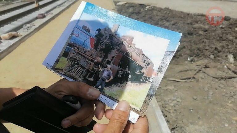 Раритетный локомотив и другие композиции в советском стиле установят на железнодорожном вокзале