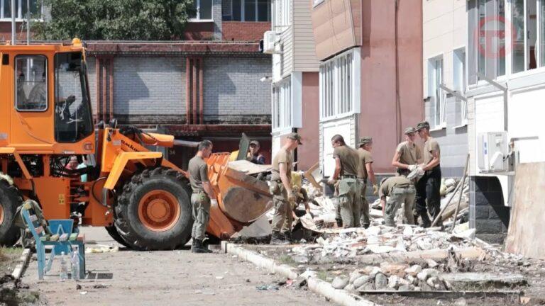 Военнослужащие 5-ой Армии, Администрация округа и Уссурийск-Водоканал помогают подтопленцам