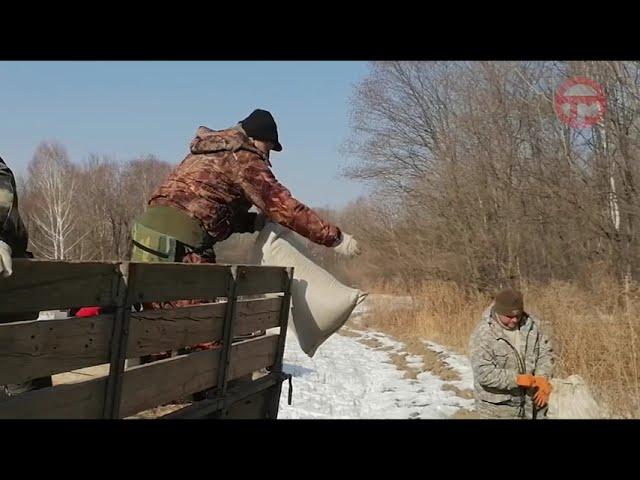 Столовую для жителей тайги организовали участники охотобществ Уссурийска