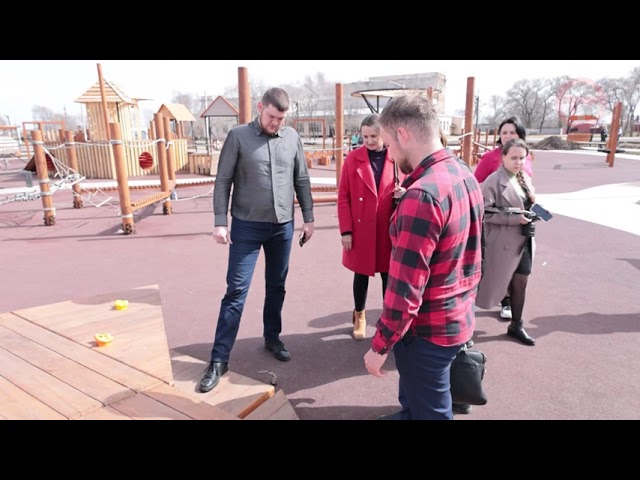 Общественный контроль наведался в сквер в Воздвиженке накануне открытия