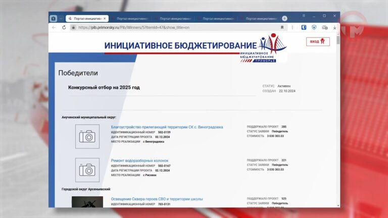 Конкурс «Твой проект» завершен. Уссурийцы выбрали, какие инициативы воплотят в жизнь в будущем году