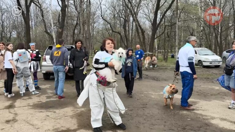 Необычный флешмоб состоялся в парке «Зелёный остров»