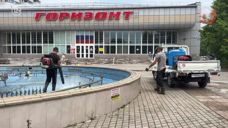 Фонтаны города приводят в порядок