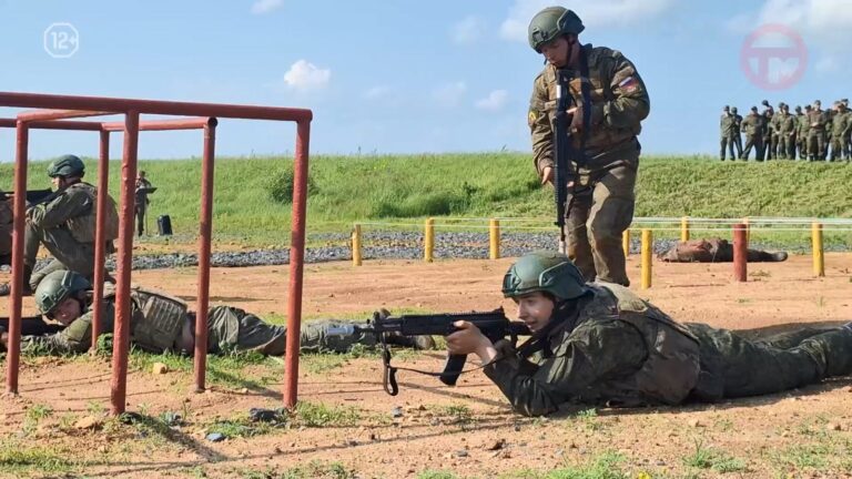 Специалисты физической подготовки Вооружённых Сил со всей России проводят учения в нашем округе