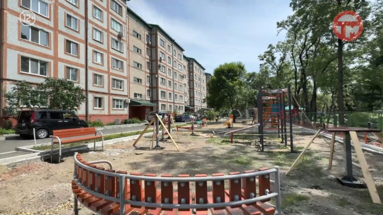 Шесть дворовых территорий преобразятся в этом году в Уссурийске