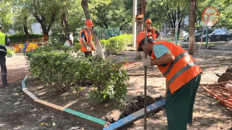 🚧 В 6-м детском саду Уссурийска начали строить современную игровую площадку