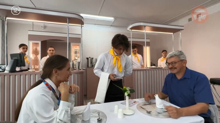 🍽 В уссурийском колледже открыли современную мастерскую, которая выглядит как настоящее кафе