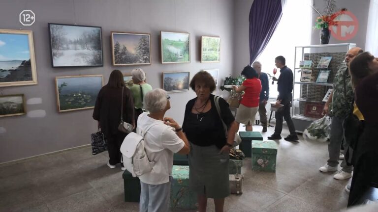 🎨 В городском музее открылась выставка картин Инны Брагиной «В родных местах»