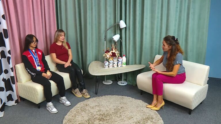 07.11.2025 ЕСТЬ Today! Лола Юсуфова, бронзовый призёр «Кубка пяти морей», и тренер Елена Грибанова