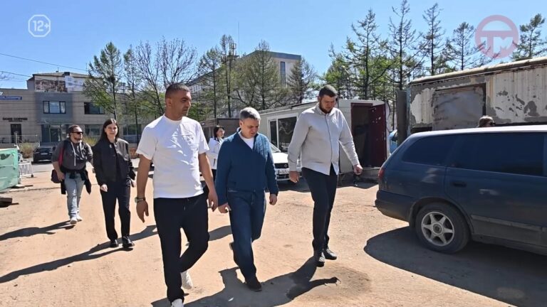 ✔️ Объекты благоустройства и строительства проверил глава округа Евгений Корж