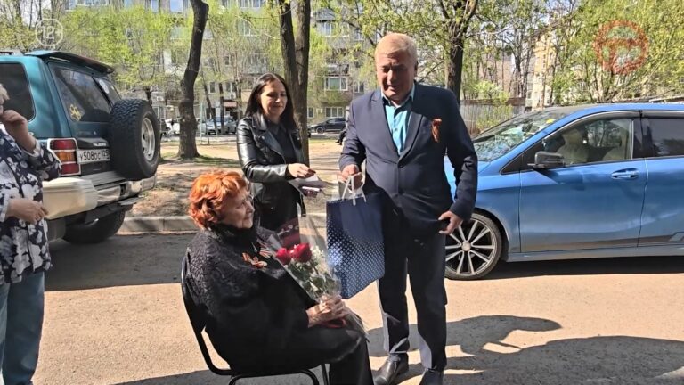 ✔️ С 81-й годовщиной Великой Победы поздравили бывшую узницу фашистского концлагеря Тамару Демьянову
