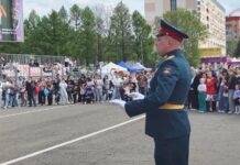 🎶 Инструментальная акция «Ритм Победы!» прошла на центральной площади