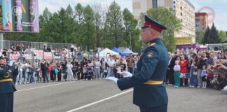 🎶 Инструментальная акция «Ритм Победы!» прошла на центральной площади