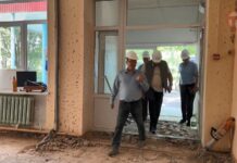 ✔️ Ремонт школы в поселке Новом проверил координатор проекта «Большое благоустройство»