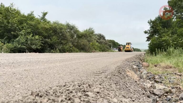 🚧 На трассе «Уссурийск–Утёсное–Красный Яр–Тереховка» идут масштабные дорожные работы