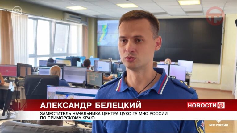 ⛈ Штормовое предупреждение объявлено в Приморье